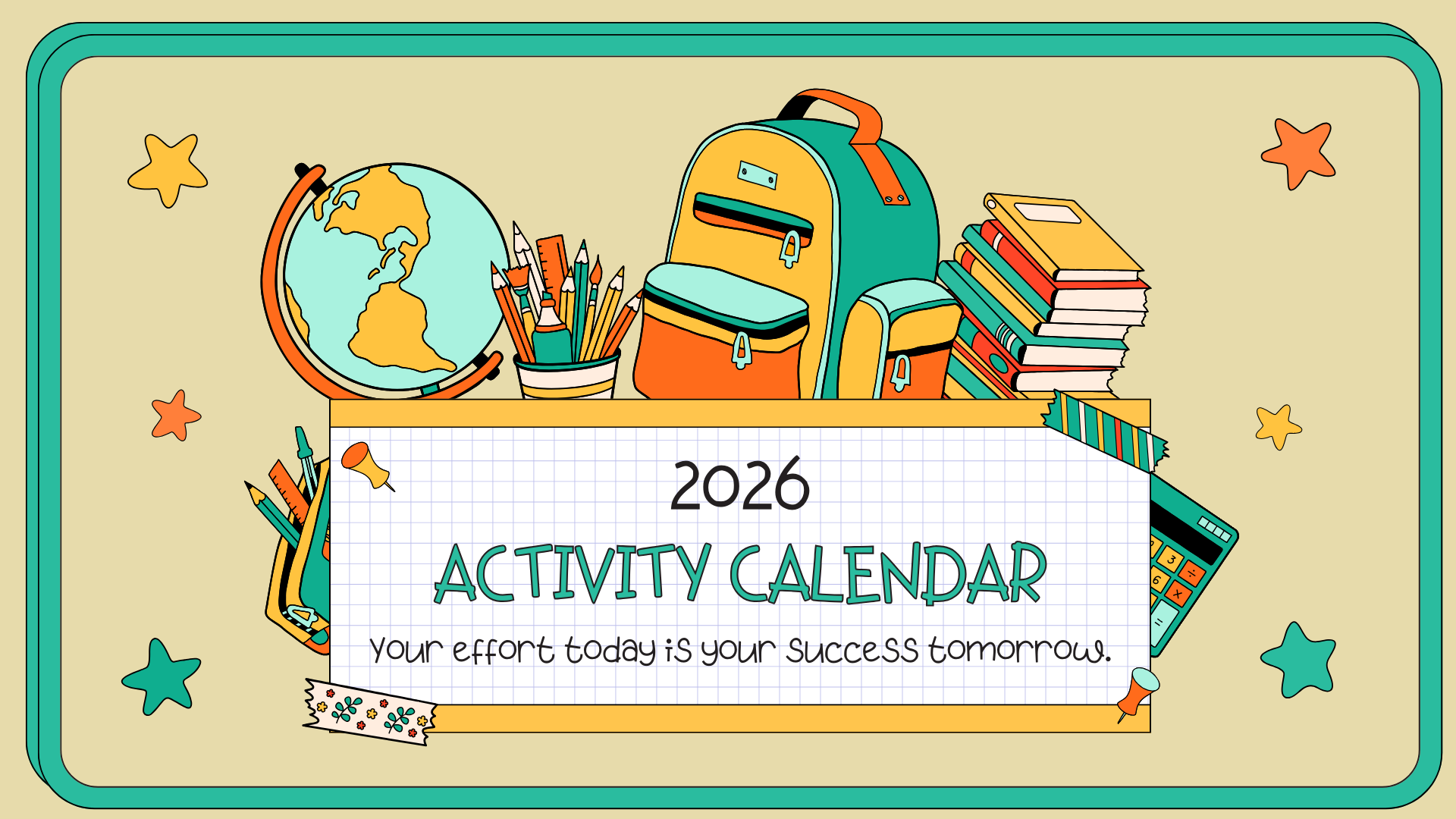 Activity Calendar 2026 Cover